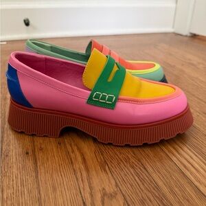 Charlotte Stone Adam Loafers in Solimar- Size 8